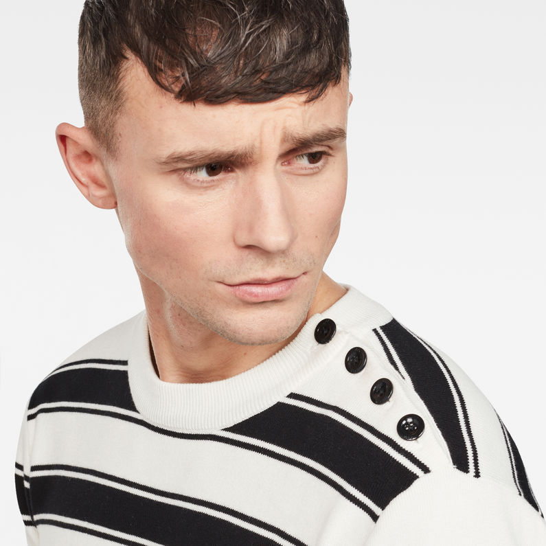 G-Star RAW® Dadin Knit White detail shot