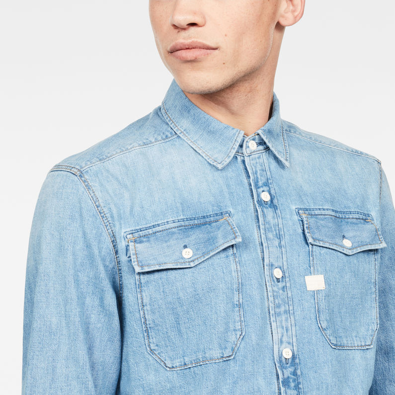 G-STAR® Landoh Shirt Mittelblau