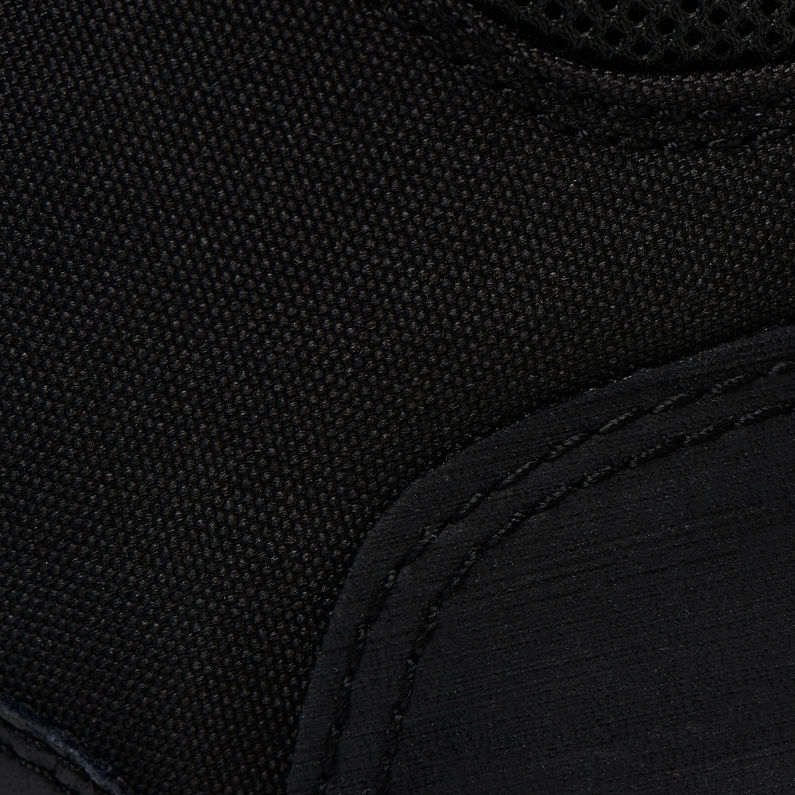 G-Star RAW® Rackam Yard High Sneaker Black fabric shot