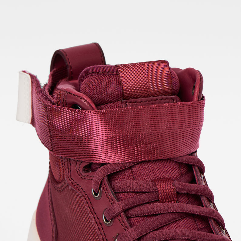 G-Star RAW® Rackam Yard High Sneaker Red detail