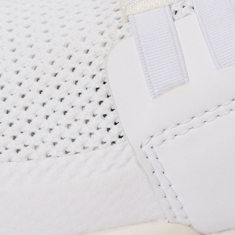 G-Star RAW® Rackam Deline Sneaker Blanco fabric shot