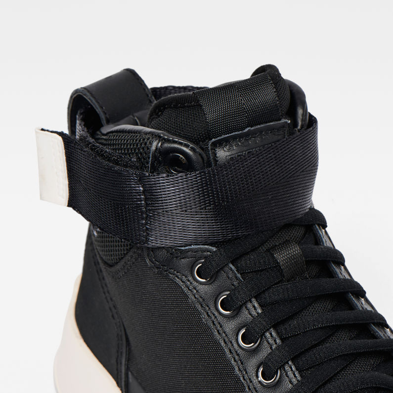 G-Star RAW® Rackam Yard Mid Sneaker Black detail