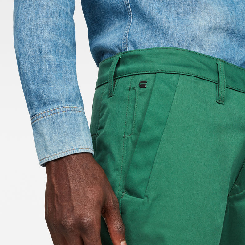 G-Star RAW® Bronson 1/2-Length Shorts Green detail shot
