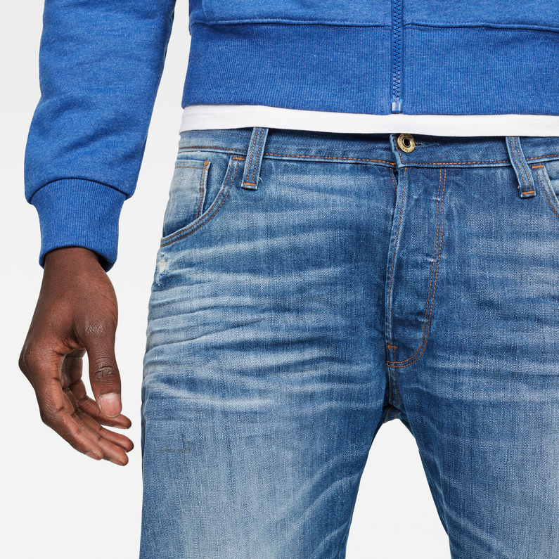 G-STAR® Arc 3D 1/2-Length Shorts Medium blue detail shot buckle