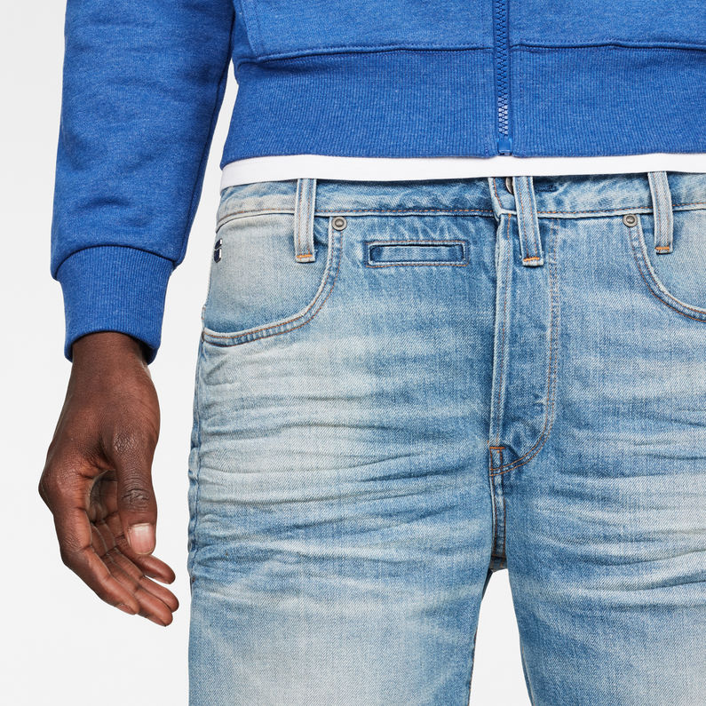 G-Star RAW® D-Staq 3D 1/2-Length Shorts Medium blue detail shot buckle