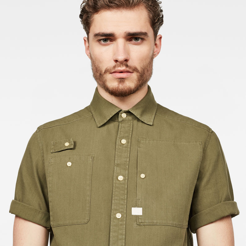 G-Star RAW® Hybrid-Archive Utility Straight Shirt Grün
