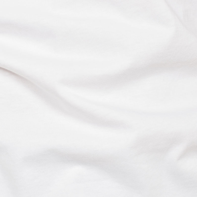G-Star RAW® 09 T-Shirt Blanc fabric shot