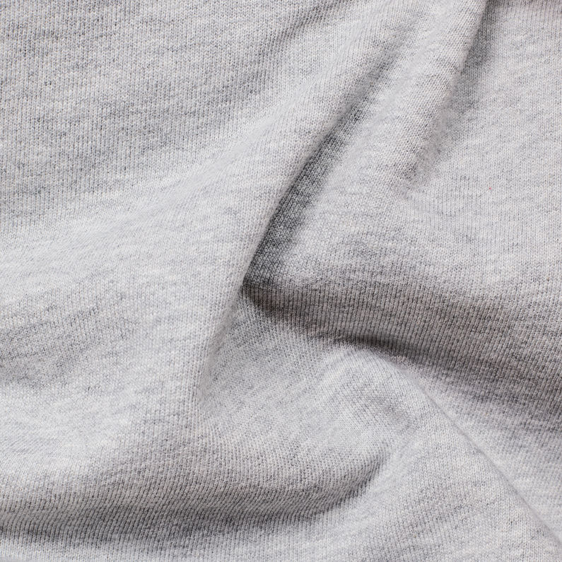 G-Star RAW® Doax Hooded Zip Thru Sweater Grau fabric shot