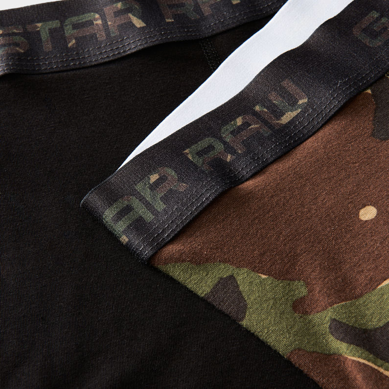 G-Star RAW® Classic Trunk Camo 2-Pack Black detail shot