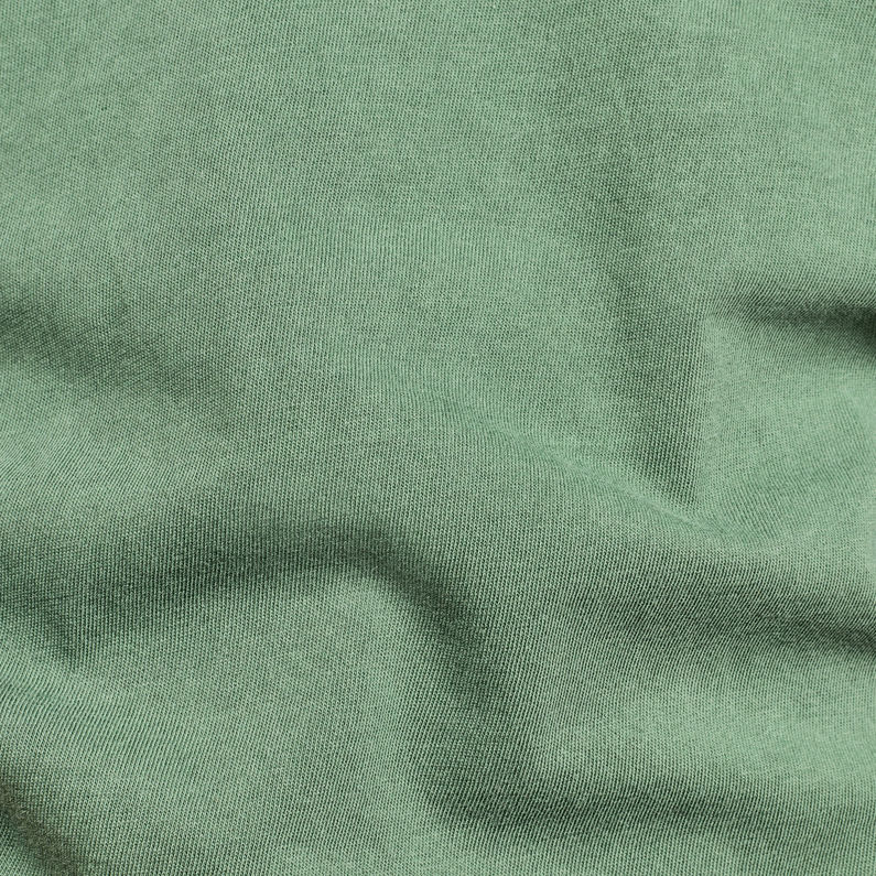 G-Star RAW® Joosa V-Neck Dress Green fabric shot