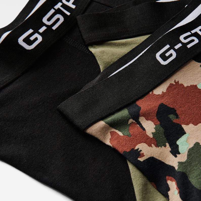 G-Star RAW® Tach Trunk Pattern 3-Pack Green detail shot