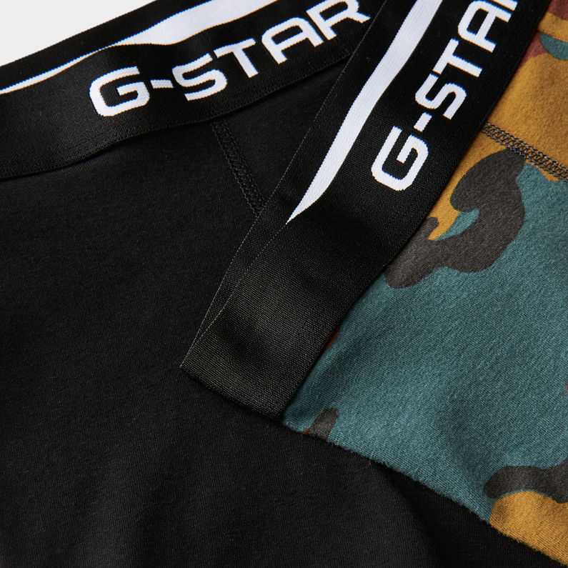 G-Star RAW® Tach Trunk Pattern 2-Pack Schwarz detail shot