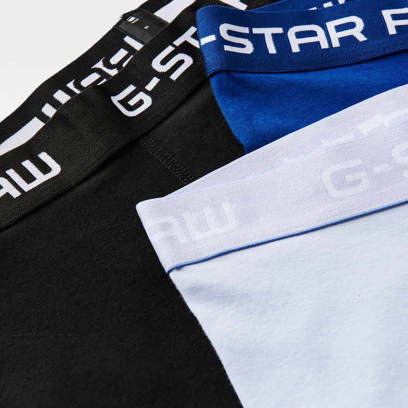 G-Star RAW® Classic Trunk Color 3-Pack Medium blue detail shot