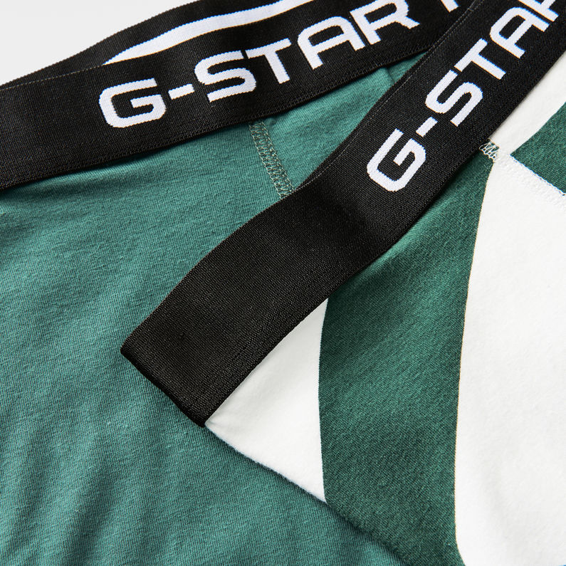 G-Star RAW® Tach Trunk Pattern 2-Pack Green detail shot