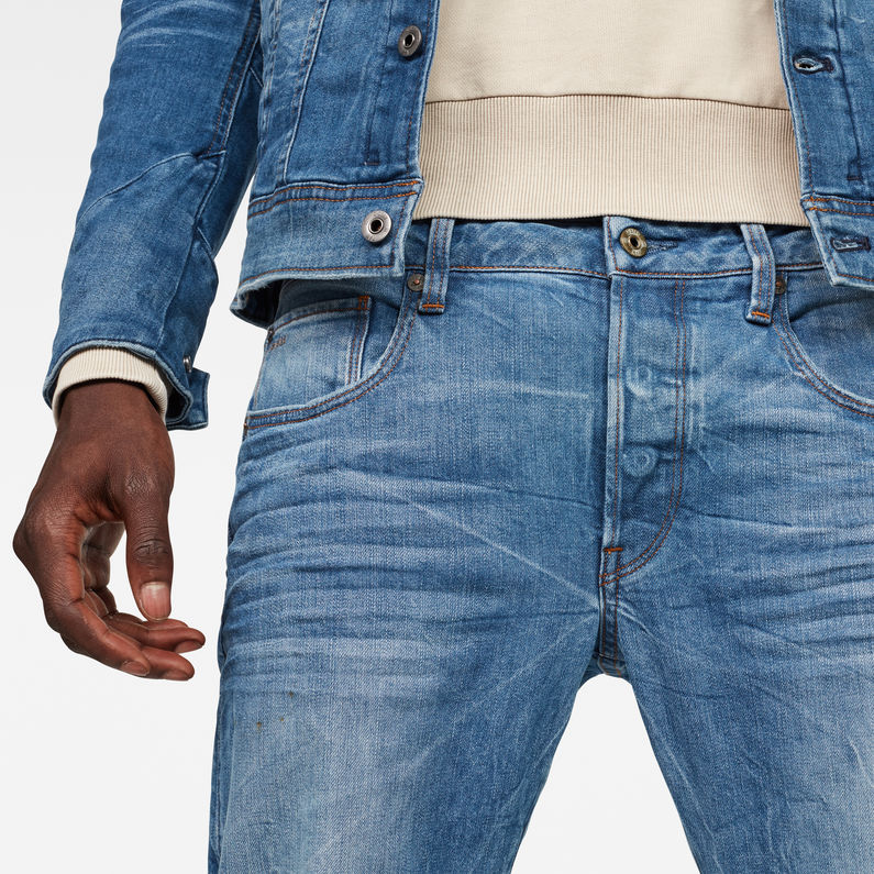 G-STAR® 3301 Straight Jeans Midden blauw