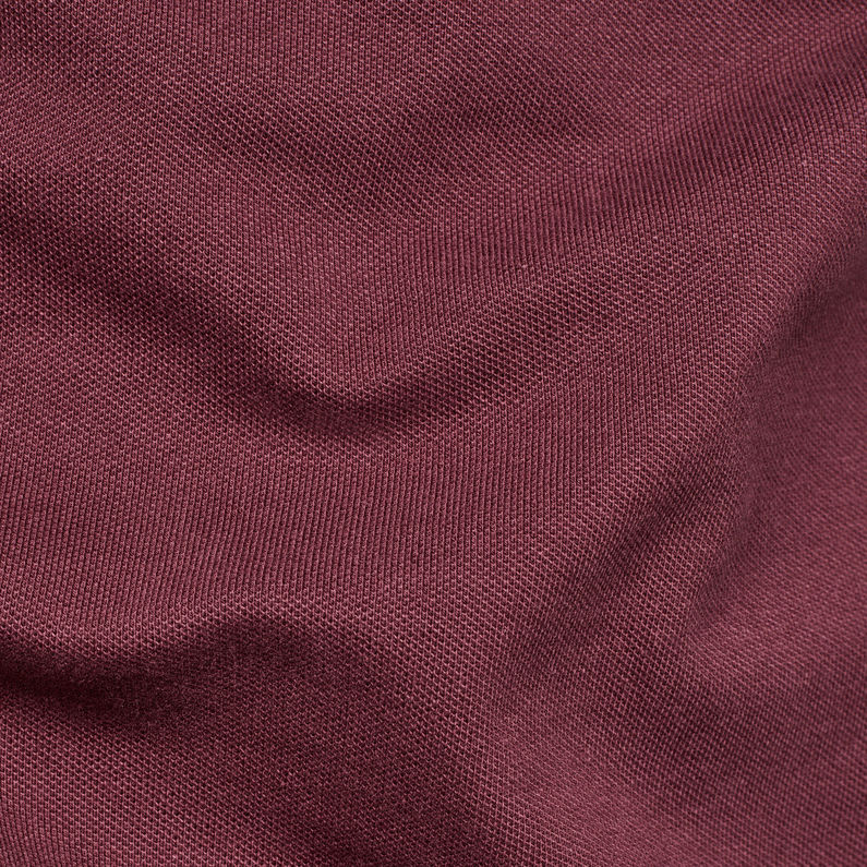 G-Star RAW® 29 Art Polo Purple fabric shot