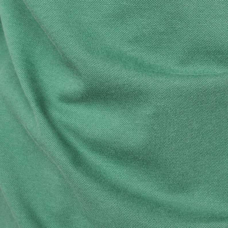 G-Star RAW® 29 Art Polo Green fabric shot