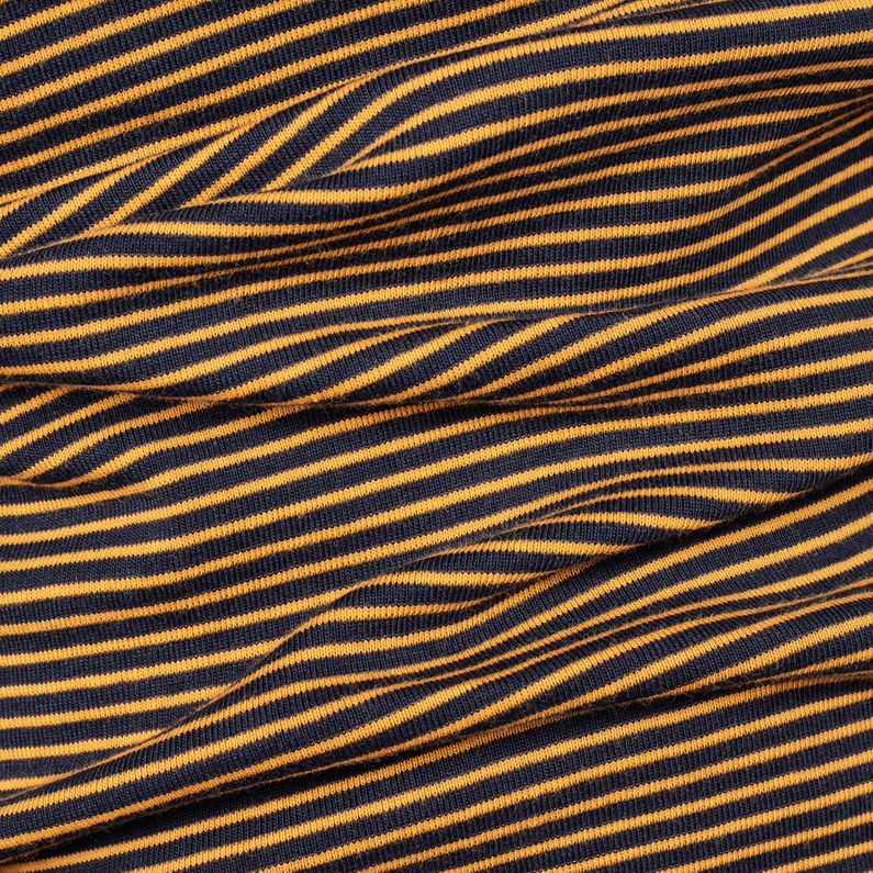 G-Star RAW® Ciaran Stripe T-Shirt Yellow fabric shot