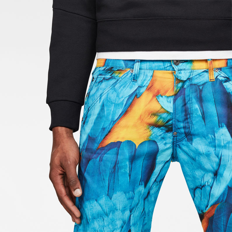 G-STAR® 5621 Tapered Men's Shorts Light blue detail shot buckle