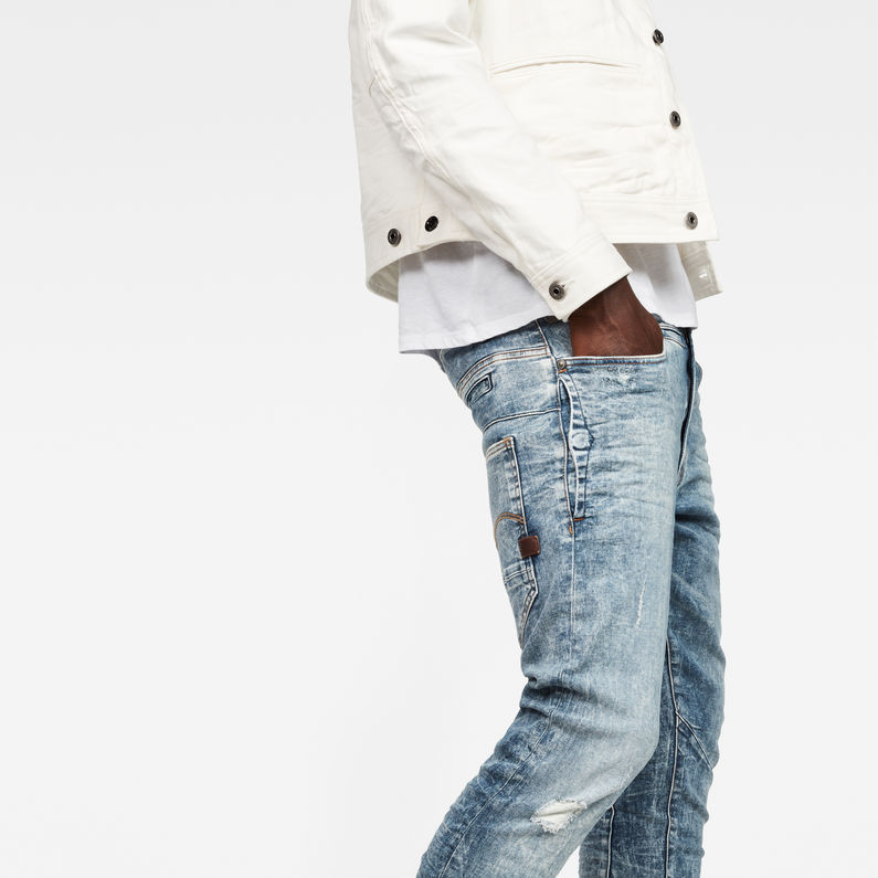 G-STAR® Jean D-Staq 3D Slim Bleu clair