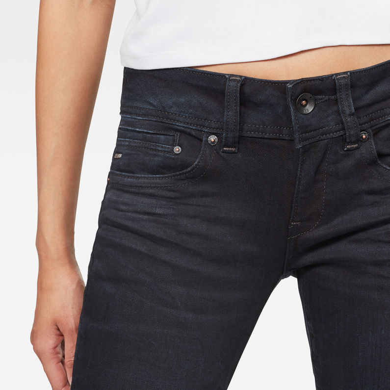 G-Star RAW® Midge Saddle Mid Waist Straight Jeans Dark blue