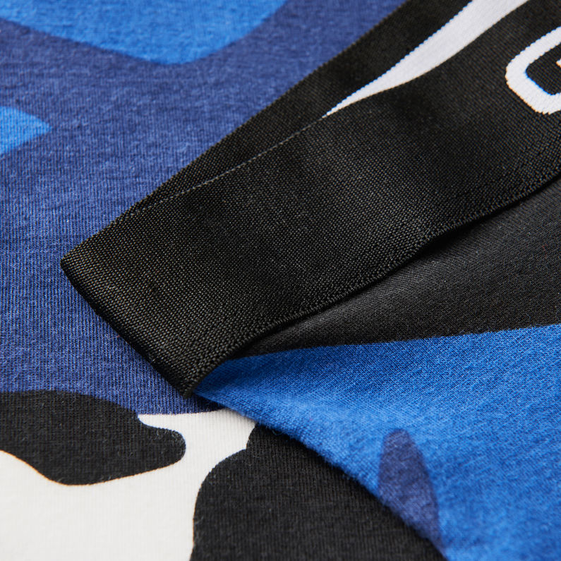 G-Star RAW® Tach Trunk Pattern Bleu moyen detail shot
