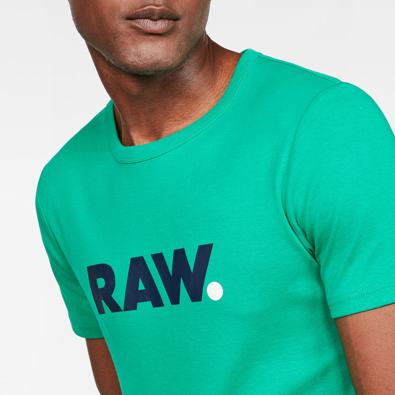 G-Star RAW® Lyl Slim T-Shirt Green detail shot