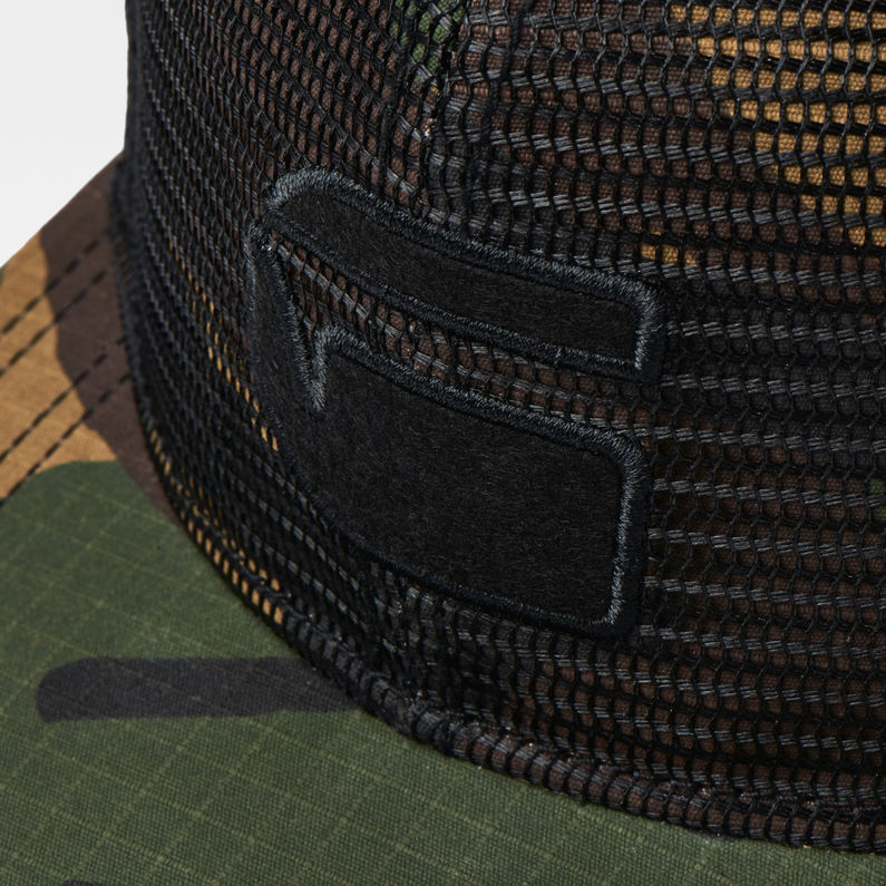 G-Star RAW® Cart Pattern Trucker Cap Green