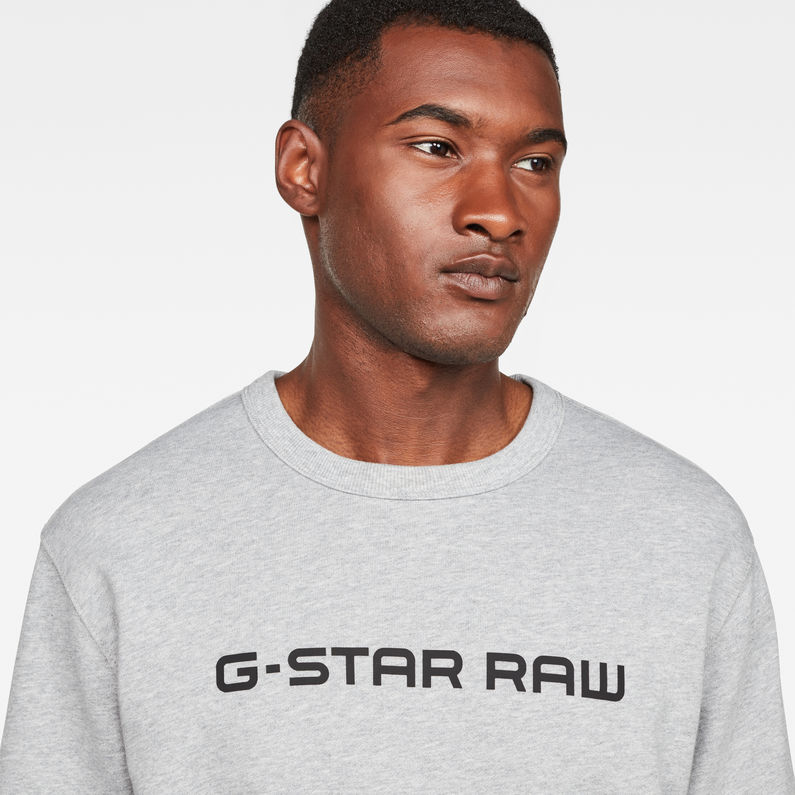 G-Star RAW® Loaq Sweater Grau detail shot