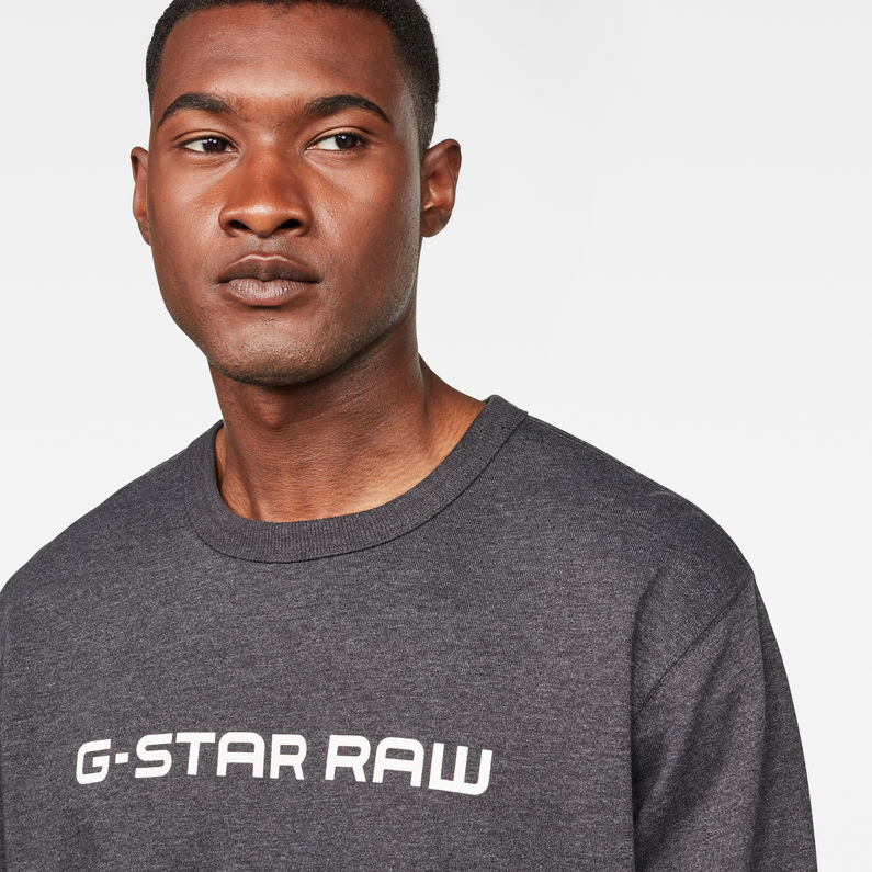 G-Star RAW® Loaq Sweater Grey detail shot