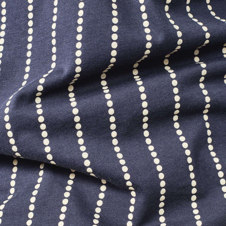 G-Star RAW® 05 Wabash T-Shirt Dark blue fabric shot