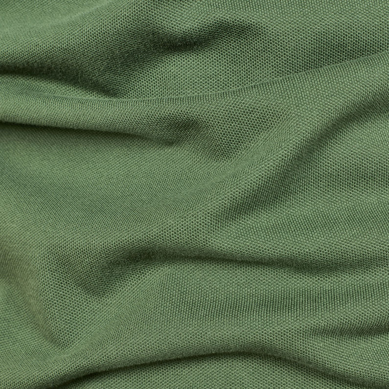 G-Star RAW® Dunda Polo Green fabric shot