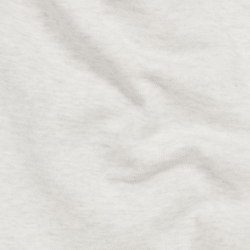 G-Star RAW® Core Stripe Loose Sweatshorts White fabric shot