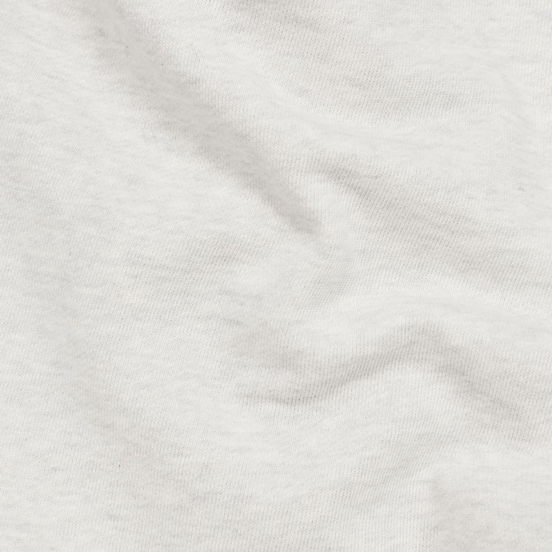 G-Star RAW® Core Stripe Loose Sweatshorts Blanco fabric shot