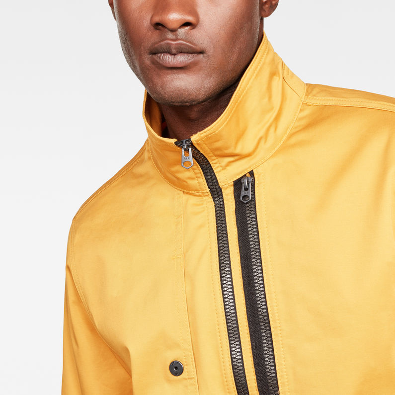 G-Star RAW® Rackam Utility Tone-Mix Overshirt Gelb detail shot