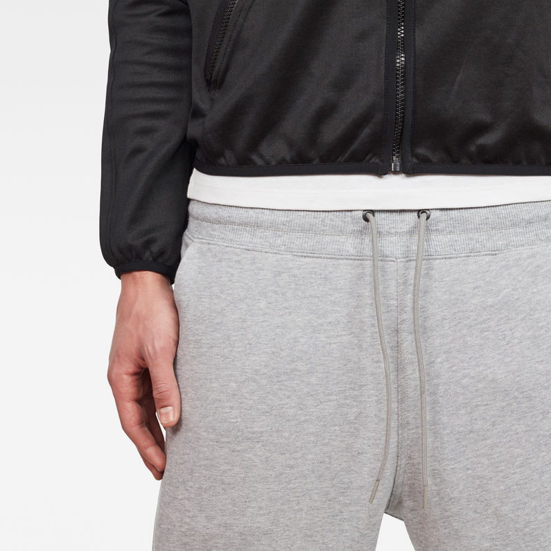 G-STAR® Doax 3D Tapered Sweatpants Grey detail shot