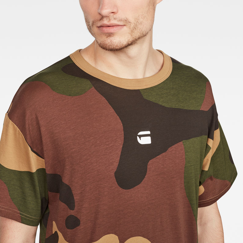 G-Star RAW® Kurser Loose T-Shirt Grün detail shot