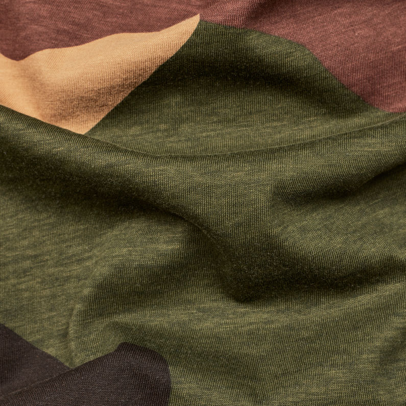 G-Star RAW® Kurser Loose T-Shirt Grün fabric shot