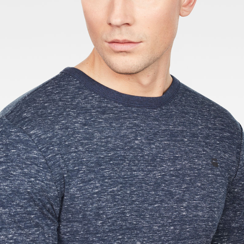G-Star RAW® Raw Correct Unstand T-Shirt Dark blue detail shot