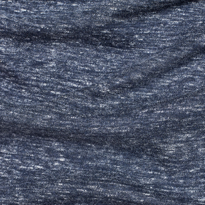 G-Star RAW® Raw Correct Unstand T-Shirt Dark blue fabric shot