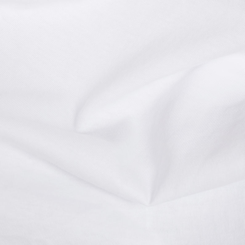 G-Star RAW® Daba T-Shirt Weiß fabric shot