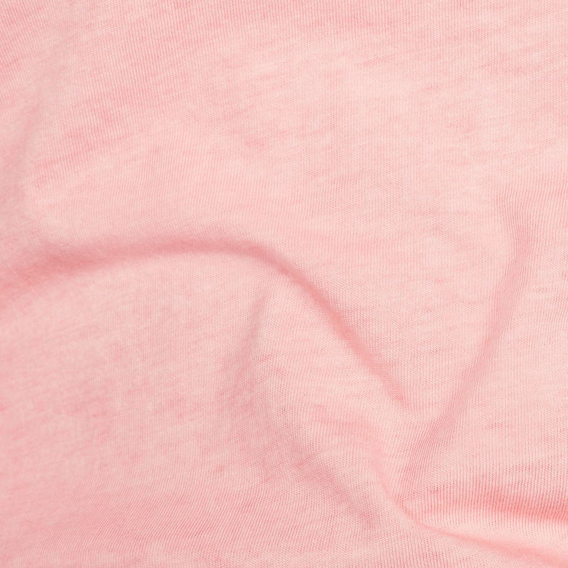 G-Star RAW® Teri Slim T-Shirt Pink fabric shot