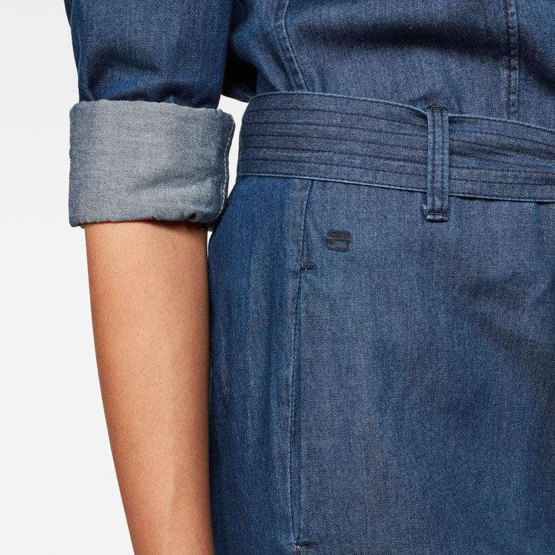 G-Star RAW® Tacoma Jumpsuit Azul oscuro detail shot