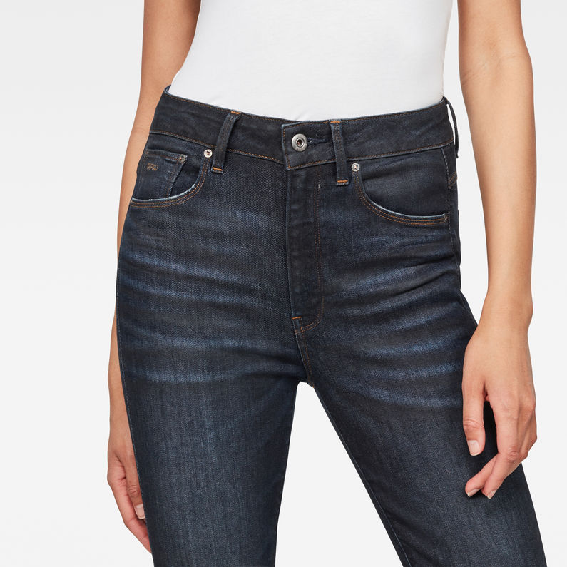 G-Star RAW® 3301 Ultra High Waist Skinny Jeans Dunkelblau