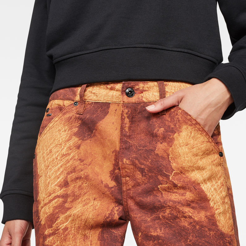 G-Star RAW® G-Star Elwood 5622 3D Mid waist Boyfriend Color Jeans Brown