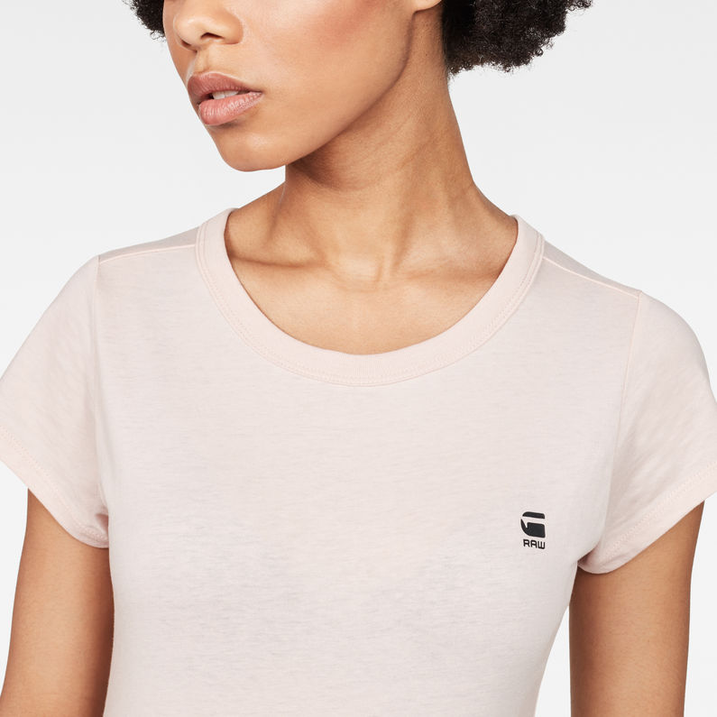 G-Star RAW® Eyben Slim T-Shirt Pink detail shot