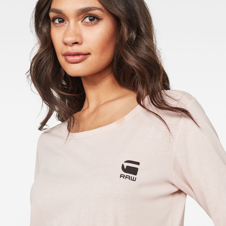 G-Star RAW® Jiling Straight T-Shirt Rose detail shot