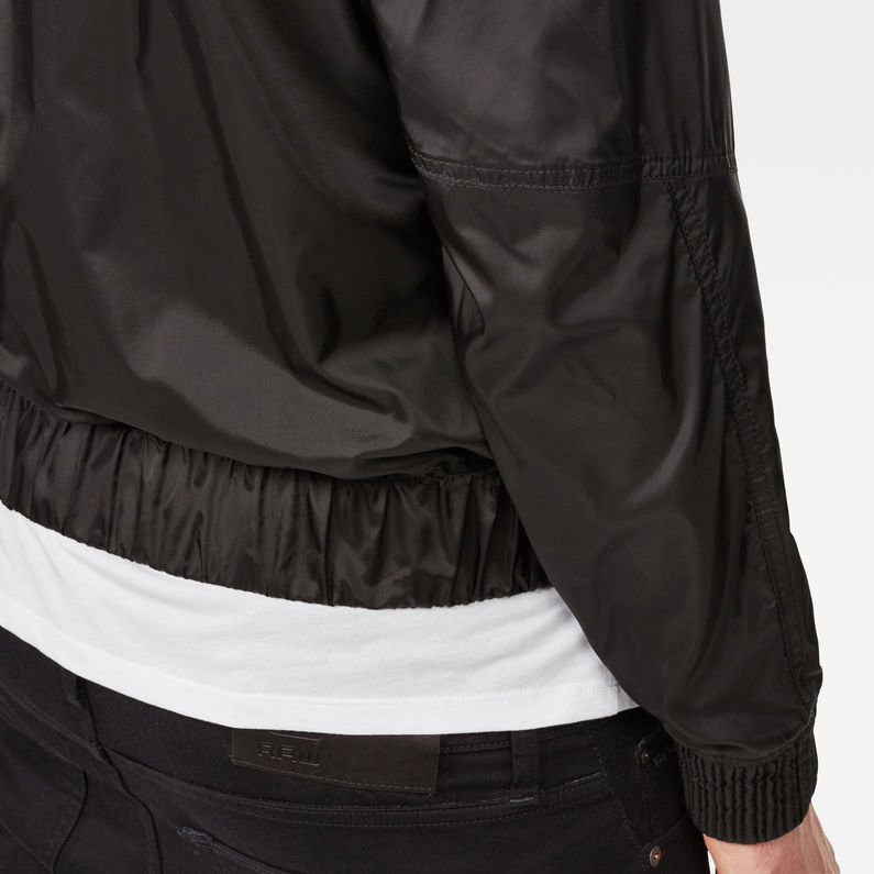 G-Star RAW® Deline Track Jacket Black detail shot