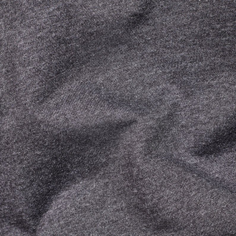 G-Star RAW® Doax Hooded Zip Thru Sweater Grau fabric shot