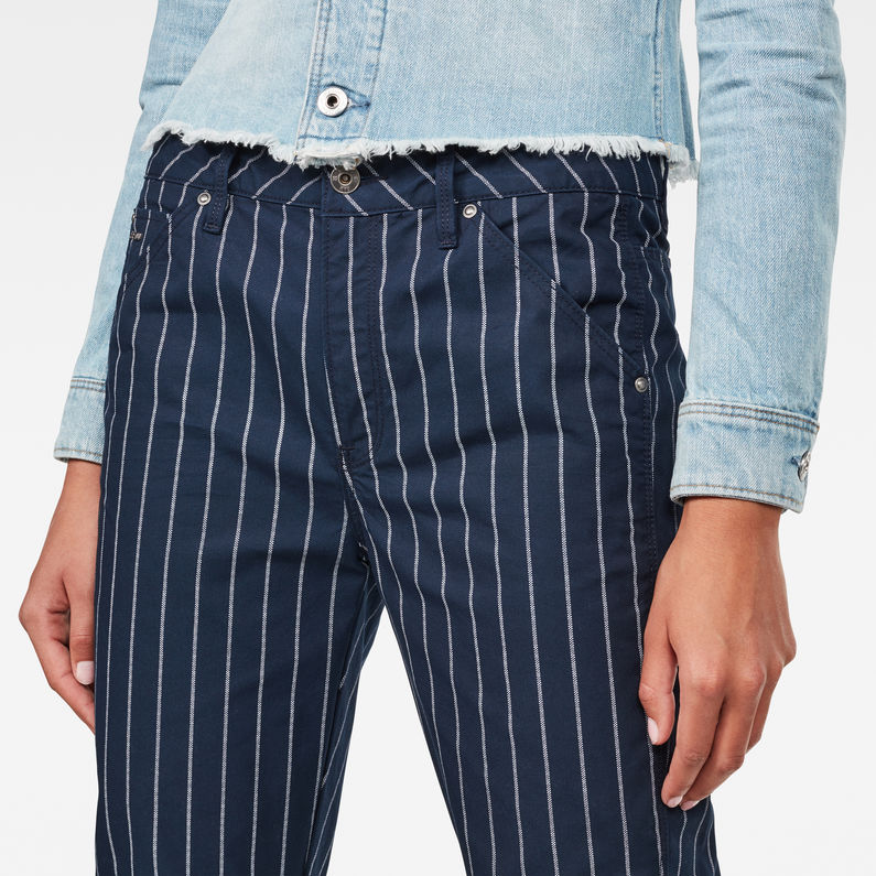 G-Star RAW® G-Star Elwood 5622 3D Mid waist Boyfriend Color Jeans Dunkelblau